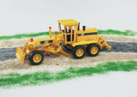 Bruder CATERPILLAR Plastic Toy Motor Grader 02436