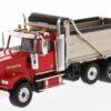 Western Star 1:50 scale 4900 SF Dump Truck - Red cab, matte silver