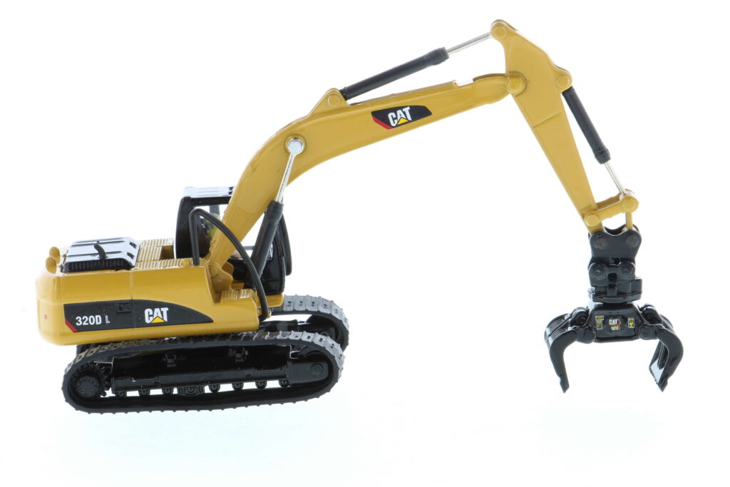 Pelle Hydraulique Miniature 1:87 Caterpillar 320D L Diecast Masters Avec Accessoires