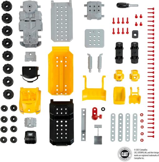 Cat® Kids 4-in-1 Build Your Own Screw Truck Set 3252 Theo Klein - Image 4