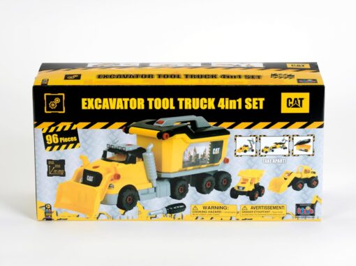 Cat® Kids 4-in-1 Build Your Own Screw Truck Set 3252 Theo Klein - Image 3