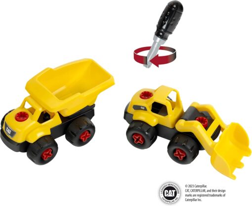 Cat® Kids 4-in-1 Build Your Own Screw Truck Set 3252 Theo Klein - Image 2